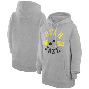 G III 4Her by Carl Banks Utah Jazz Women's Heather Gray City Pullover Hoodie Remarkable Designed for performance! Get this functional jersey.