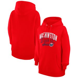 G Exquisite III 4Her by Carl Banks Washington Wizards Women's Red Filigree Logo Pullover Hoodie Stand out from the crowd! Wear this eye - catching jersey.
