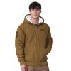 G III Sports by Carl Banks Boston Celtics Tan Build Up Heavy Duck Canvas Full Zip Gorgeous Hoodie Sports enthusiasts
