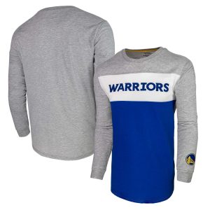 Golden State Warriors Heather Gray Unisex Admirable Loge Long Sleeve T Shirt Authentic look! Wear this genuine jersey.