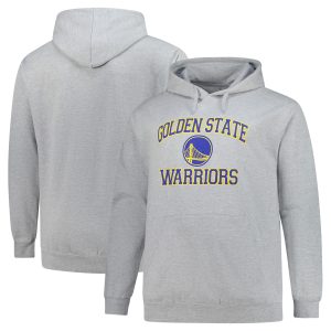 Golden State Warriors Heathered Distinguished Gray Big & Tall Heart & Soul Pullover Hoodie Time - sensitive! Order now before the deal expires.