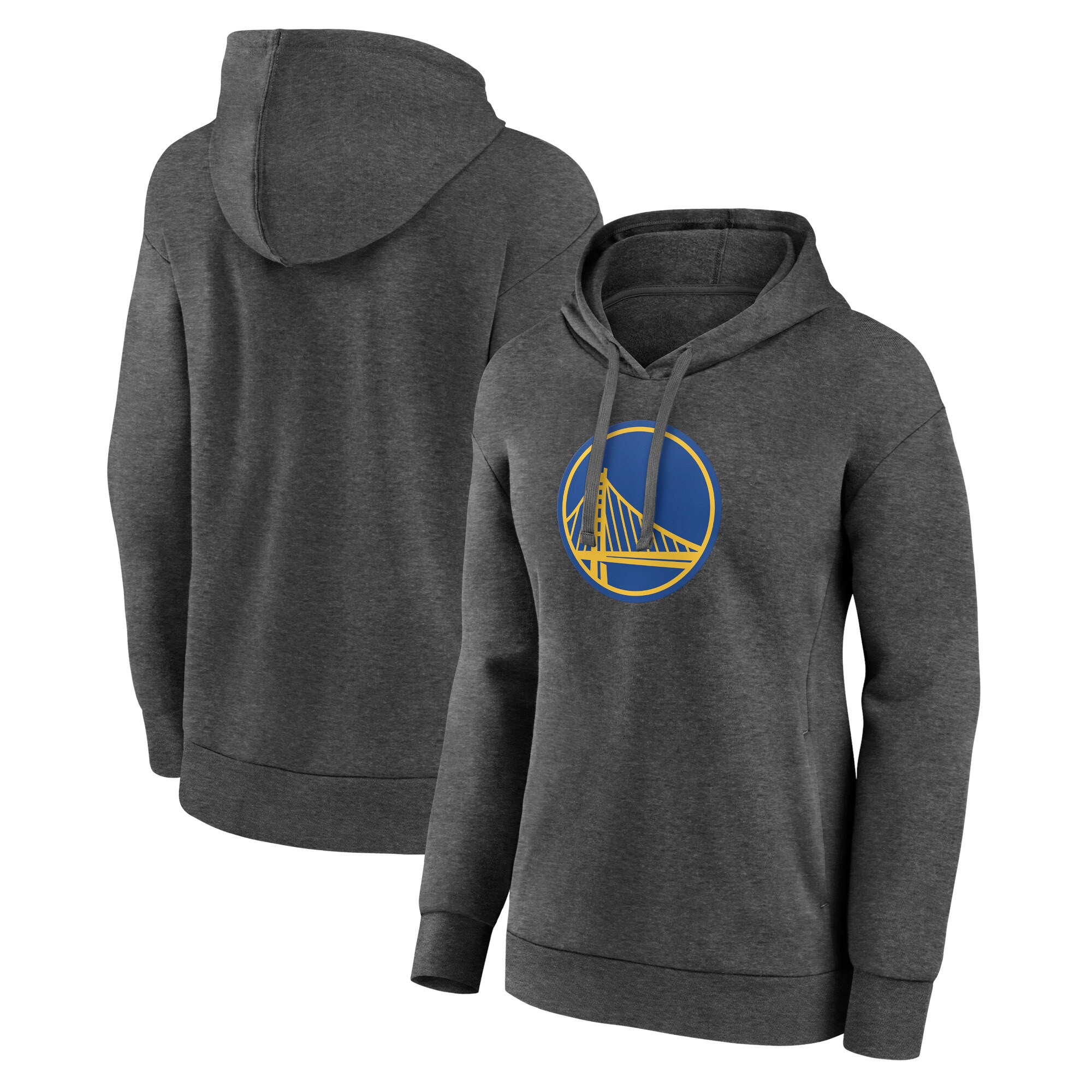 Golden State Warriors Women's Superior Charcoal Primary Logo Pullover Hoodie Last chance! Grab this awesome jersey before it's gone for good.