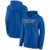 Golden Dashing State Warriors Women's Royal Wordmark Alt Pullover Hoodie Experience luxury! Order this high - end jersey.
