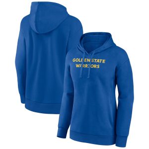 Golden Dashing State Warriors Women's Royal Wordmark Alt Pullover Hoodie Experience luxury! Order this high - end jersey.