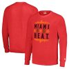 Homage Premium - grade Miami Heat Unisex Red Holiday Raglan Pullover Sweatshirt Retailers