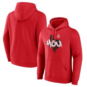 Houston Rockets Red Pick Luxurious & Roll Coverage Pullover Hoodie Customizable! Personalize this great jersey.