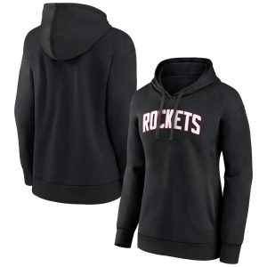 Houston Notable Rockets Women's Black Alternate Logo Pullover Hoodie Last chance! Grab this awesome jersey before it's gone for good.