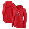 Houston Rockets Women's Red Exquisite Gradient Logo Pullover Hoodie Gift idea! Surprise a sports fan with this amazing jersey.