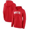 Houston Rockets Women's Red Fabulous Wordmark Alt Pullover Hoodie Flash sale! Snag this great jersey at a discounted price.