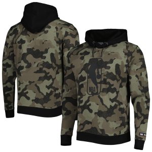 Hugo Boss NBA High - quality Olive Camo Pullover Hoodie Join the elite! Get this exclusive jersey.