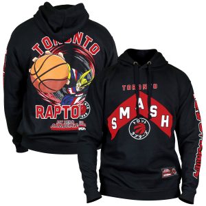 Hyperfly Toronto Raptors Unisex Black NBA x My Hero Academia All Top - notch Might Smash Pullover Hoodie Perfect fit! Order this comfortable jersey.