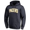 Indiana Pacers Navy Wordmark Pullover Hoodie Magnificent Collectors