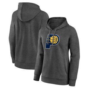 Indiana Prime Pacers Women's Charcoal Primary Logo Pullover Hoodie Trending now! Grab this hot jersey while you can.