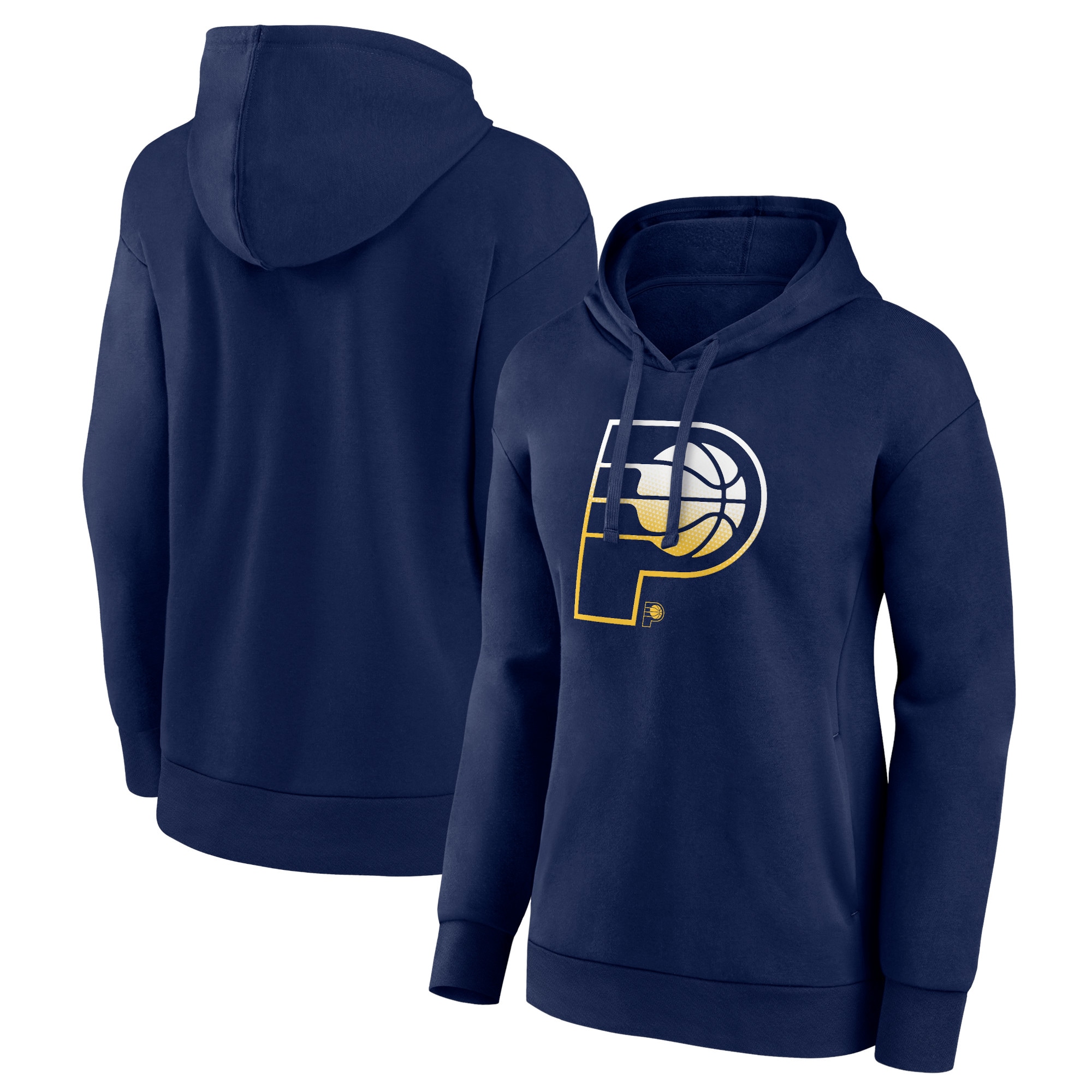 Indiana Pacers Women's Navy Gradient Impressive Logo Pullover Hoodie Show your dedication! Own this special jersey for your team.