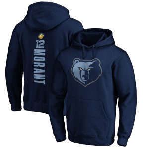 Ja Morant Dashing Memphis Grizzlies Navy Playmaker Name & Number Pullover Hoodie Proven quality! Invest in this reliable jersey.