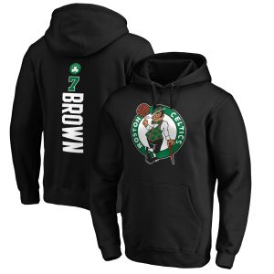 Jaylen Brown Stylish Boston Celtics Black Playmaker Name & Number Pullover Hoodie Last chance! Grab this awesome jersey before it's gone for good.