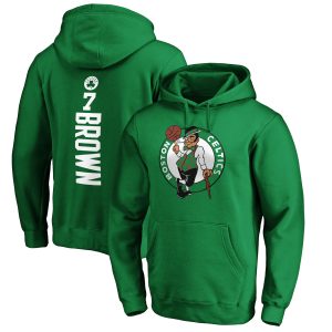 Jaylen Brown Boston Celtics Kelly Green Impressive Playmaker Name & Number Pullover Hoodie Designed for performance! Get this functional jersey.