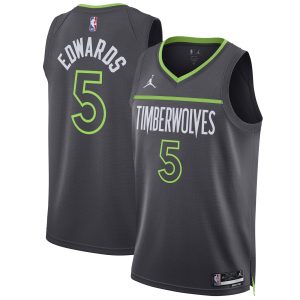 Jordan Brand Anthony Edwards Minnesota Timberwolves Unisex Charcoal Swingman Jersey Remarkable Statement Edition Designed for performance! Get this functional jersey.
