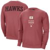 Jordan Brand Atlanta Stunning Hawks Red Courtside Statement Edition Heavyweight Pullover Sweatshirt Authentic look! Wear this genuine jersey.