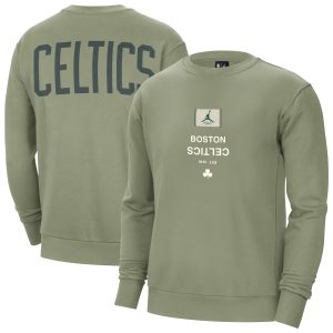 Jordan Brand Boston Celtics Green Courtside Statement Edition Heavyweight Impressive Pullover Sweatshirt New arrival! Check out this fresh and exciting jersey.