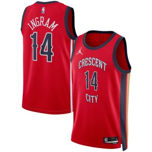 Jordan Brand Brandon Ingram New Orleans Pelicans Unisex Red Dashing Swingman Jersey Statement Edition Experience luxury! Order this high - end jersey.