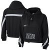 Jordan Premium - grade Brand Brooklyn Nets Women's Black Courtside Statement Edition Pullover Hoodie Stand out from the crowd! Wear this eye - catching jersey.