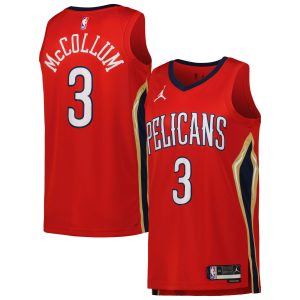 Jordan Brand CJ McCollum Elegant New Orleans Pelicans Unisex Red Swingman Jersey Statement Edition Stand out from the crowd! Wear this eye - catching jersey.