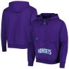 Jordan Brand Charlotte Fantastic Hornets Purple Courtside Statement Edition Pullover Hoodie Unbeatable style! Get this stylish jersey now.