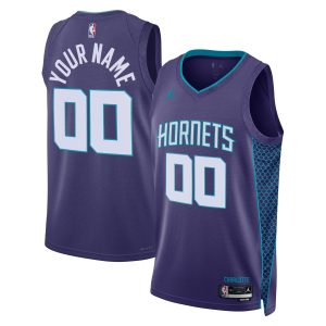 Jordan Brand Charlotte Hornets Unisex Teal 2022/23 Splendid Swingman Custom Jersey Statement Edition Limited stock! Be quick and grab this must - have jersey to support your team.