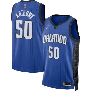 Jordan Brand Cole Anthony Orlando Magic Unisex Blue Swingman Jersey Statement Dashing Edition Retailers