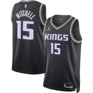 Jordan Brand Stylish Davion Mitchell Sacramento Kings Unisex Black Swingman Jersey Statement Edition Trending now! Grab this hot jersey while you can.