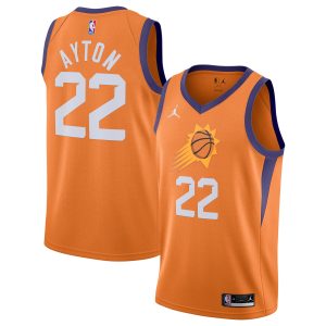Jordan Brand Deandre Ayton Phoenix Suns Striking Orange 2020/21 Swingman Jersey Statement Edition Collectors