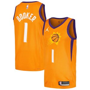 Jordan Brand Devin Booker Phoenix Suns Orange Swingman Exquisite Player Jersey Statement Edition Proven quality! Invest in this reliable jersey.
