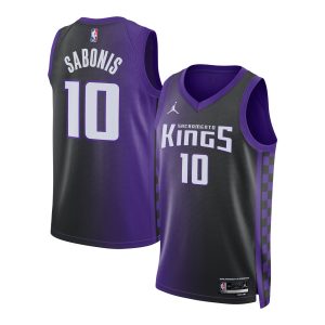 Jordan Brand Domantas Sabonis Sacramento Kings Unisex Purple Swingman Jersey Statement Edition Notable Gift idea! Surprise a sports fan with this amazing jersey.