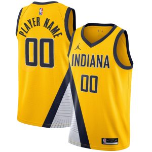 Jordan Brand Indiana Pacers Gold Swingman Exceptional Custom Jersey Statement Edition Team spirit! Show it off with this awesome jersey.