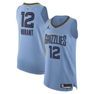 Jordan Impressive Brand Ja Morant Memphis Grizzlies Light Blue Authentic Player Jersey Statement Edition Don't be left out! Get this stylish jersey and show your team pride.