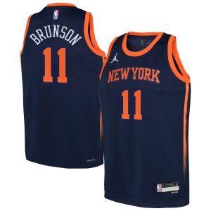 Jordan Brand Jalen Brunson New Marvelous York Knicks Youth Navy Swingman Jersey Statement Edition Proven quality! Invest in this reliable jersey.