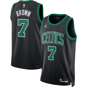 Jordan Brand Jaylen Brown Boston Celtics Unisex Black Swingman Jersey Statement Edition Marvelous Team spirit! Show it off with this awesome jersey.