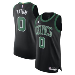 Jordan Brand Jayson Tatum Boston Celtics Black Striking Authentic Player Jersey Statement Edition Limited edition! Don't miss your chance to own this unique jersey.