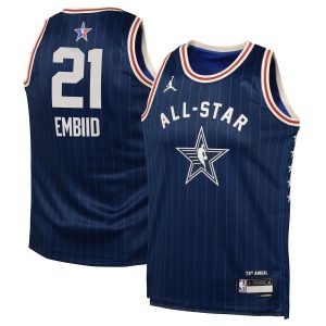 Jordan Brand Joel Charming Embiid Youth Navy 2024 NBA All Star Game Swingman Jersey Be a part of the action! Get this game - ready jersey.