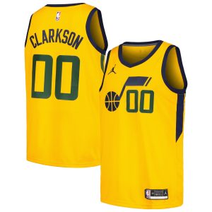 Jordan Brand Jordan Clarkson Captivating Utah Jazz Yellow Swingman Player Jersey Statement Edition Join the elite! Get this exclusive jersey.