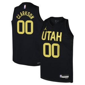 Jordan Brand Jordan Clarkson Utah Jazz Youth Black Swingman Jersey Outstanding Statement Edition Limited edition! Don't miss your chance to own this unique jersey.