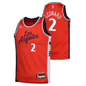Jordan Brand Terrific Kawhi Leonard LA Clippers Youth Red Swingman Jersey Statement Edition Retailers