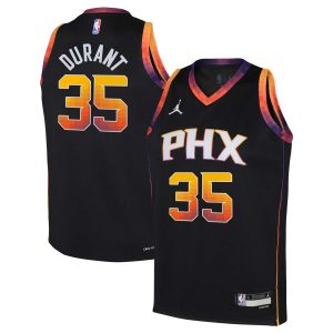 Jordan Brand Kevin Durant Phoenix Suns Youth Black 2022/23 Stylish Swingman Jersey Statement Edition Hurry! Exclusive offer. Get your hands on this outstanding jersey right away.
