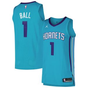 Jordan Brand LaMelo Ball Charlotte Hornets Teal Luxurious Authentic Player Jersey Icon Edition Trending now! Grab this hot jersey while you can.