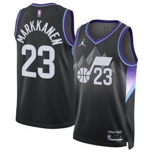 Jordan Brand Lauri Markkanen Utah Unique Jazz Unisex Black 2024/25 Swingman Jersey Statement Edition Designed for performance! Get this functional jersey.