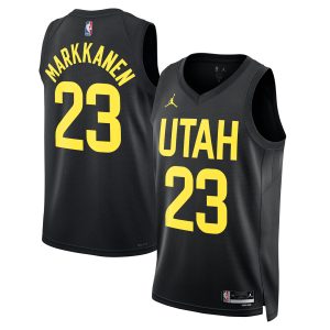 Jordan Brand Lauri Markkanen Utah Jazz Unisex Black Notable Swingman Player Jersey Statement Edition Fan favorite! Join thousands who love this premium jersey.