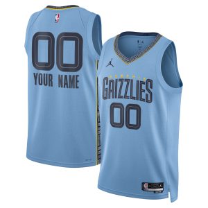 Jordan Brand Memphis Grizzlies Unisex Blue 2022/23 Swingman Custom Jersey Statement Exquisite Edition Best - selling! Order this popular jersey before it's out of stock.