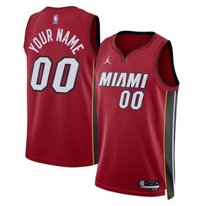 Jordan Brand Miami Heat Unisex Red Marvelous 2022/23 Swingman Custom Jersey Statement Edition Gift idea! Surprise a sports fan with this amazing jersey.