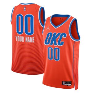 Jordan Brand Oklahoma City Thunder Unisex Premium Orange 2022/23 Swingman Custom Jersey Statement Edition Flash sale! Snag this great jersey at a discounted price.